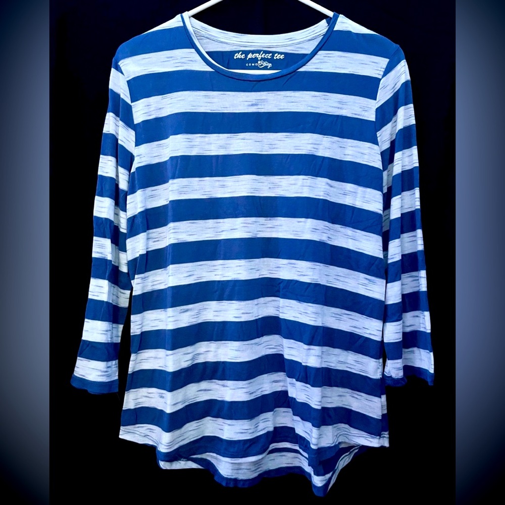 Como Vintage Ultra Comfy Striped “The Perfect Tee”